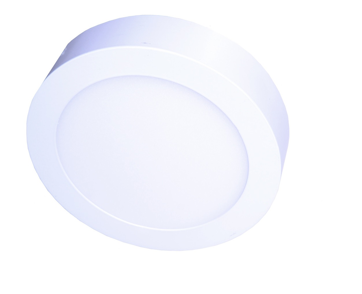 LED panel prisadený kruhový 18W - biely
